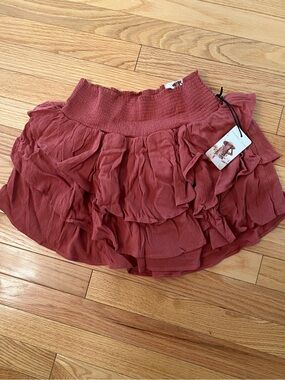 Sincerely Jules Ruffle Skort Women’s Medium NWT